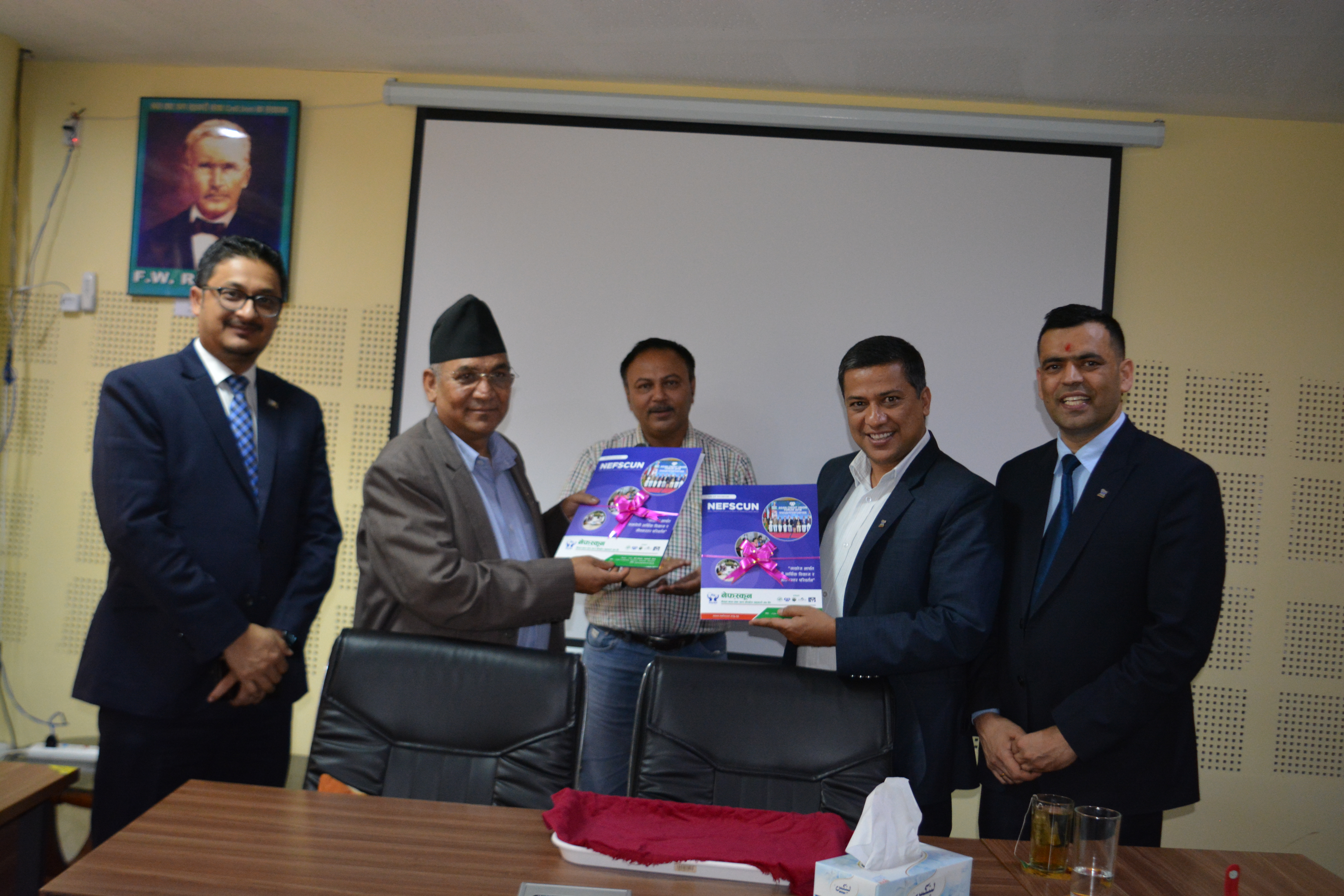 नेफ्स्कून र सहकारी बैंक सहकार्य सम्बन्धी समझदारी पत्रमा हस्ताक्षर