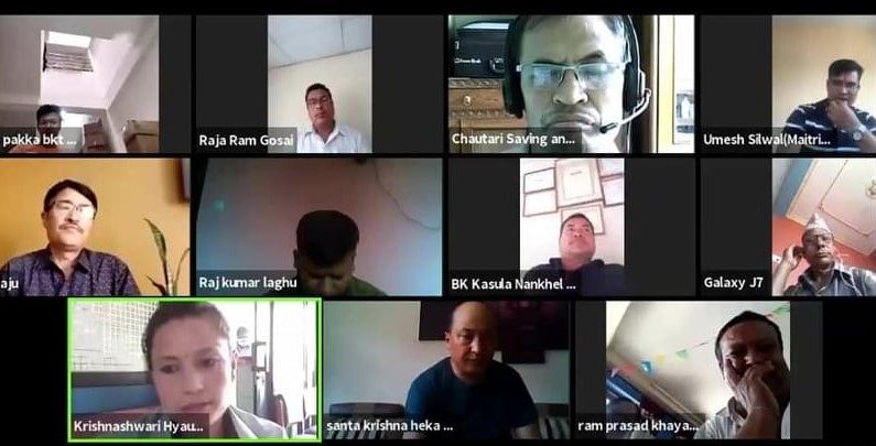 साकोसहरुका लागि सम्पत्ति शुद्धीकरण निवारण सम्बन्धी भर्चुअल तालिम  