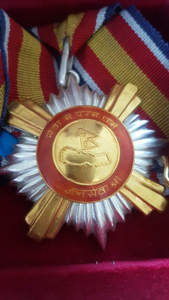 महासंघ अध्यक्ष कडेल, महाप्रबन्धक थामसुहाङ्ग सहित सहकारी क्षेत्रका ४ जनालाई जनसेवा पदक 