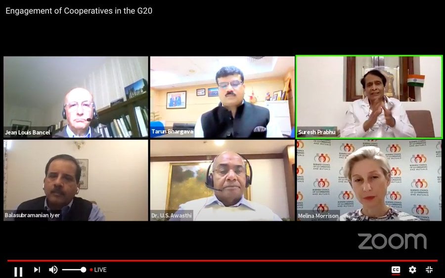 G-20 मा सहकारी संलग्नता सम्बन्धी वेबिनार अत्यन्त सफल: आइसीए–एसिया प्यासिफिक