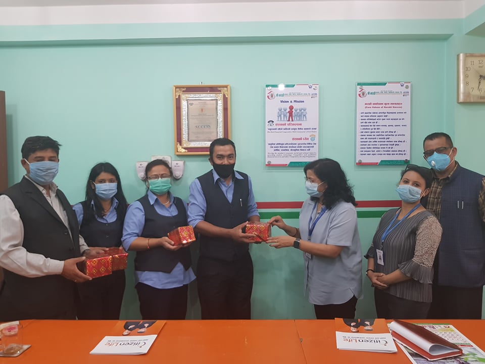 बाराही साकोस र सिटिजन लाईफ ईन्स्योरेन्स बीच सदस्य बीमा सम्झौता