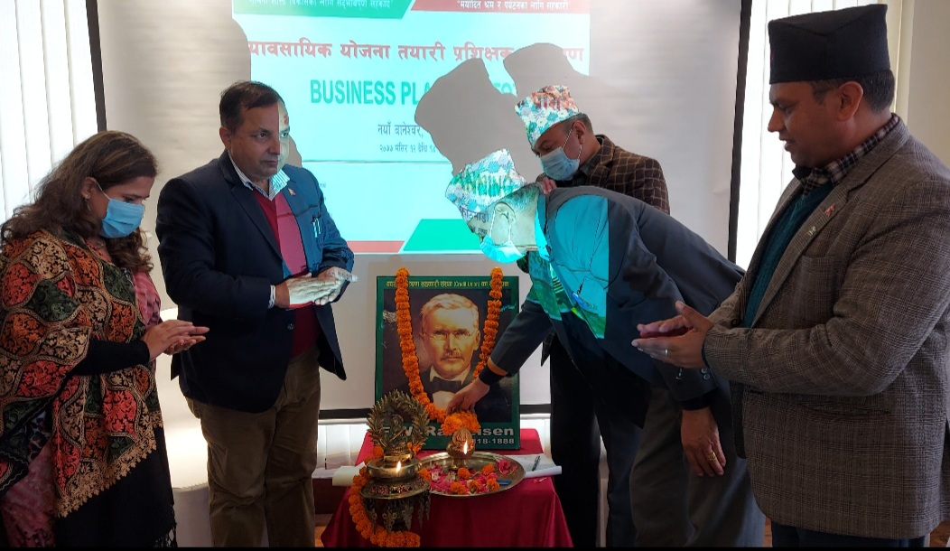 ३ दिने व्यावसायिक योजना तर्जुमा प्रशिक्षक प्रशिक्षण कार्यक्रम शुरु