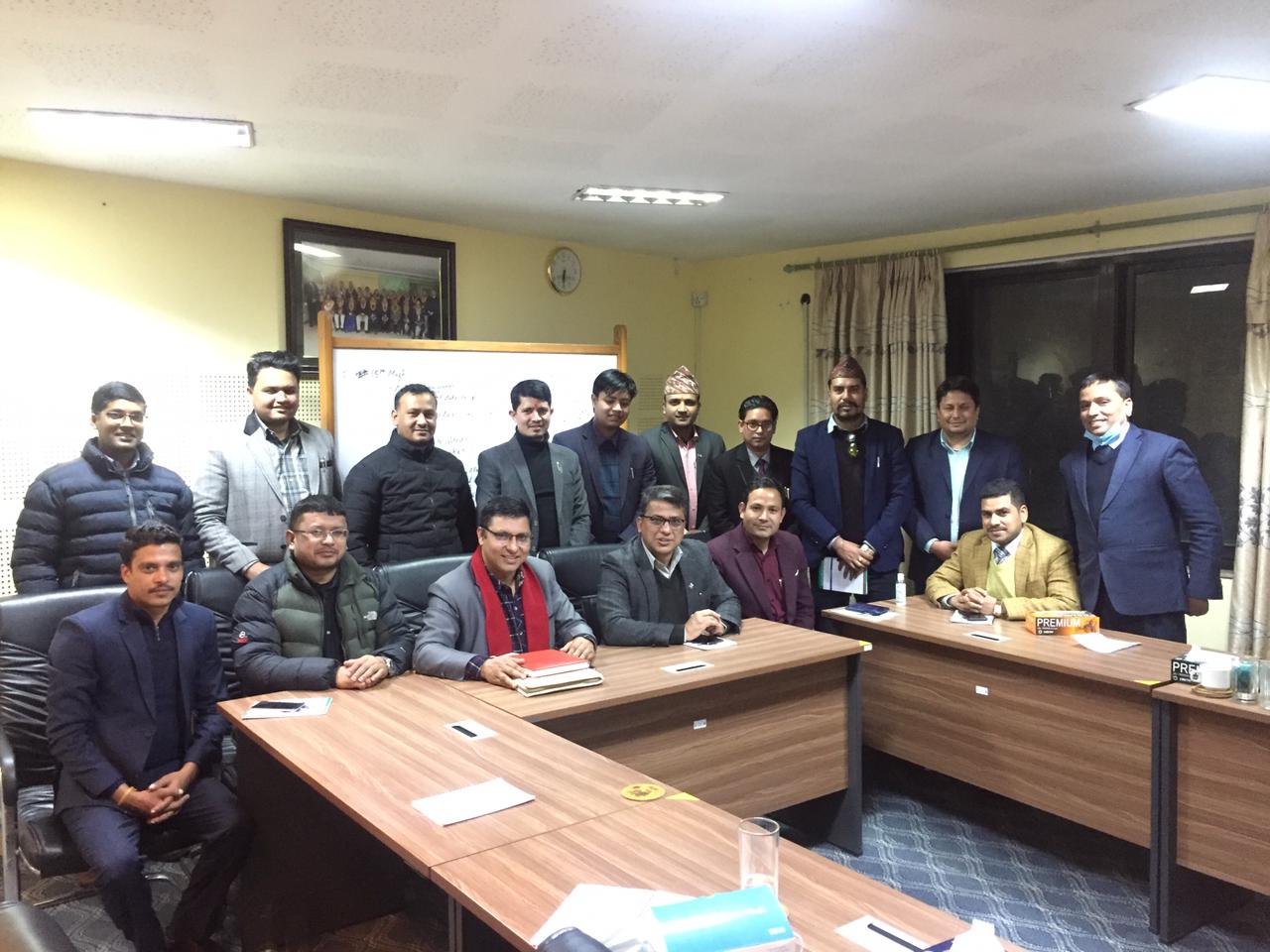 नेफ्स्कून-परिषद्-साकोस व्यवस्थापन प्रमुखहरुबीच अन्तरक्रिया