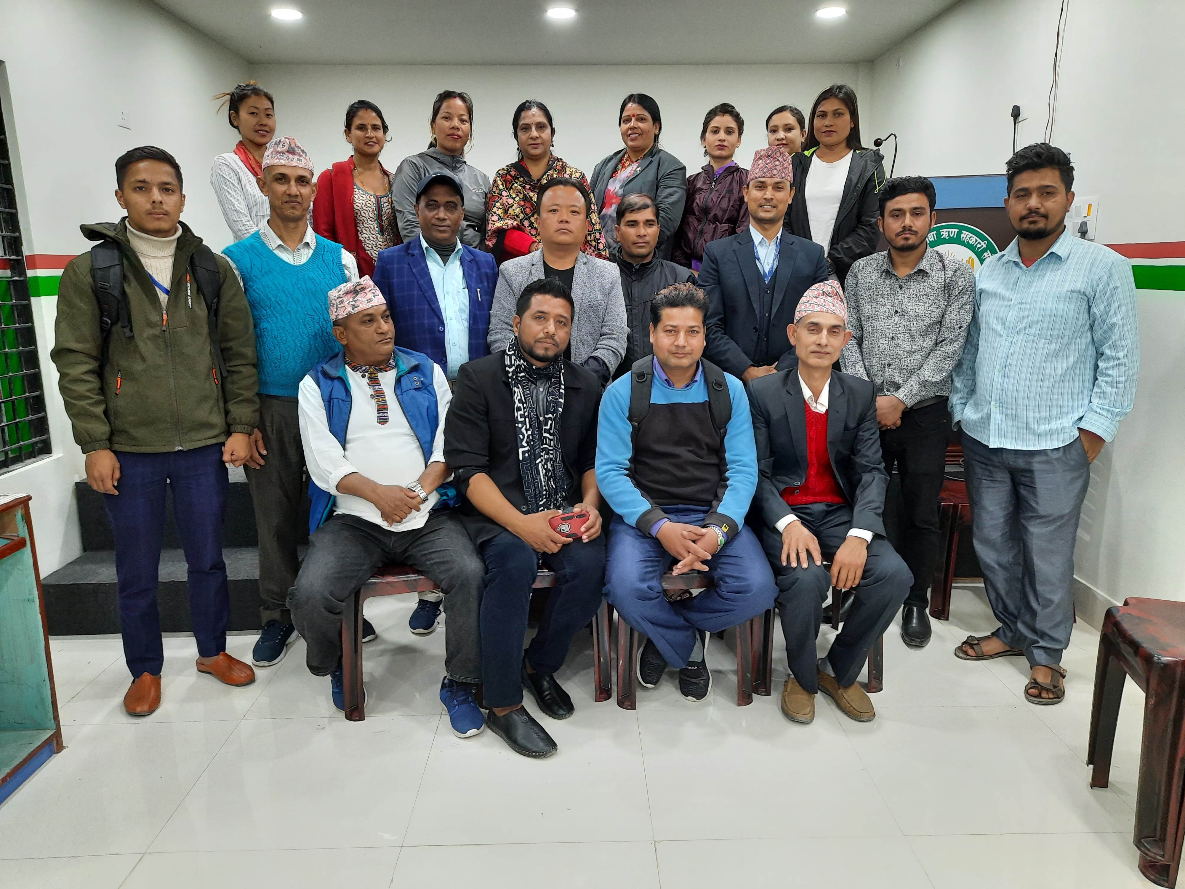 झापाको कमल गाउँपालिकामा सञ्चालित सहकारीका सदस्यहरुसँग नेफ्स्कून अन्तरक्रिया 