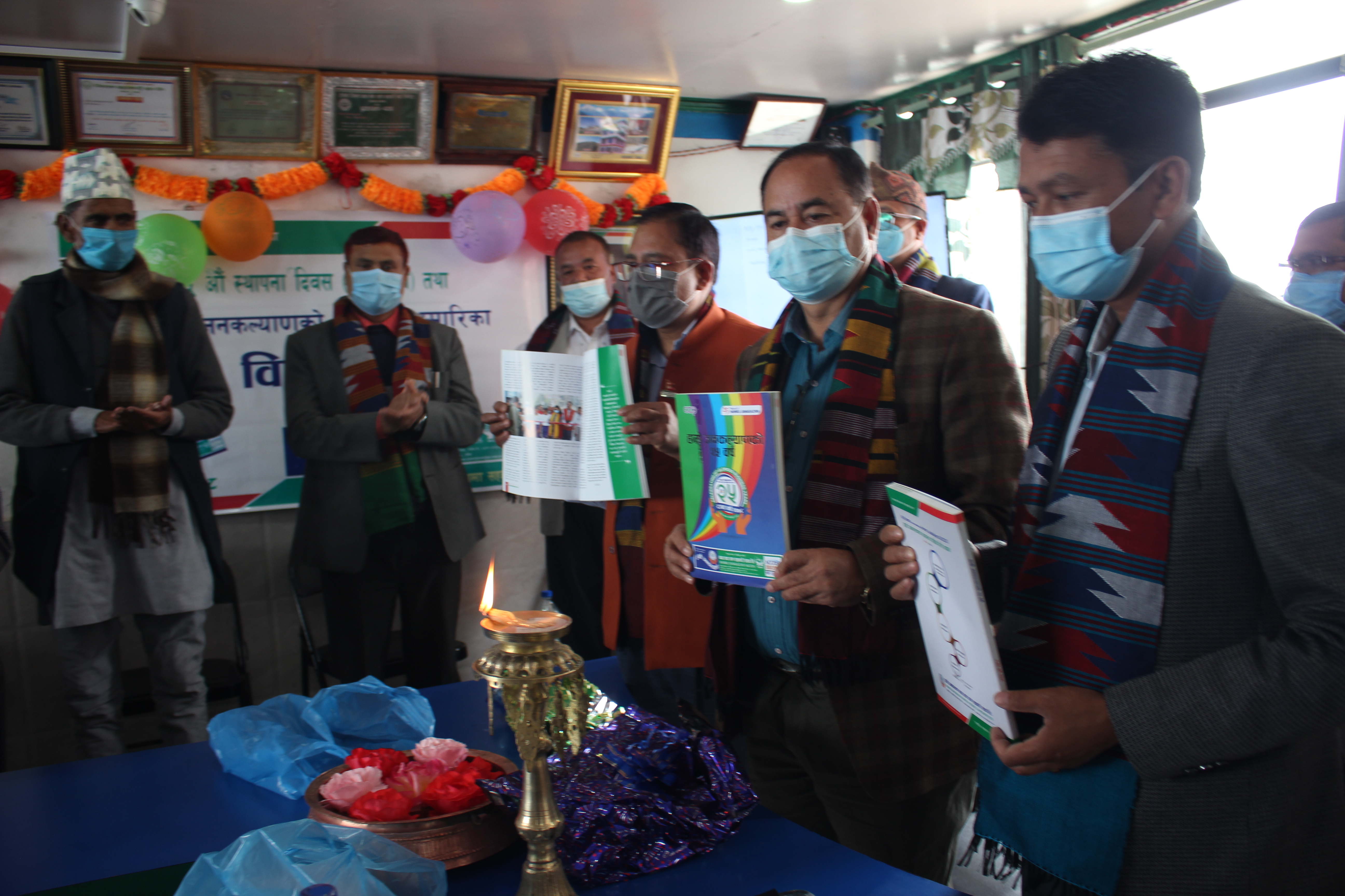 स्वास्थ्य सतर्कता अपनाउँदै हाम्रो जनकल्याण साकोसको रजत वर्ष कार्यक्रम सम्पन्न