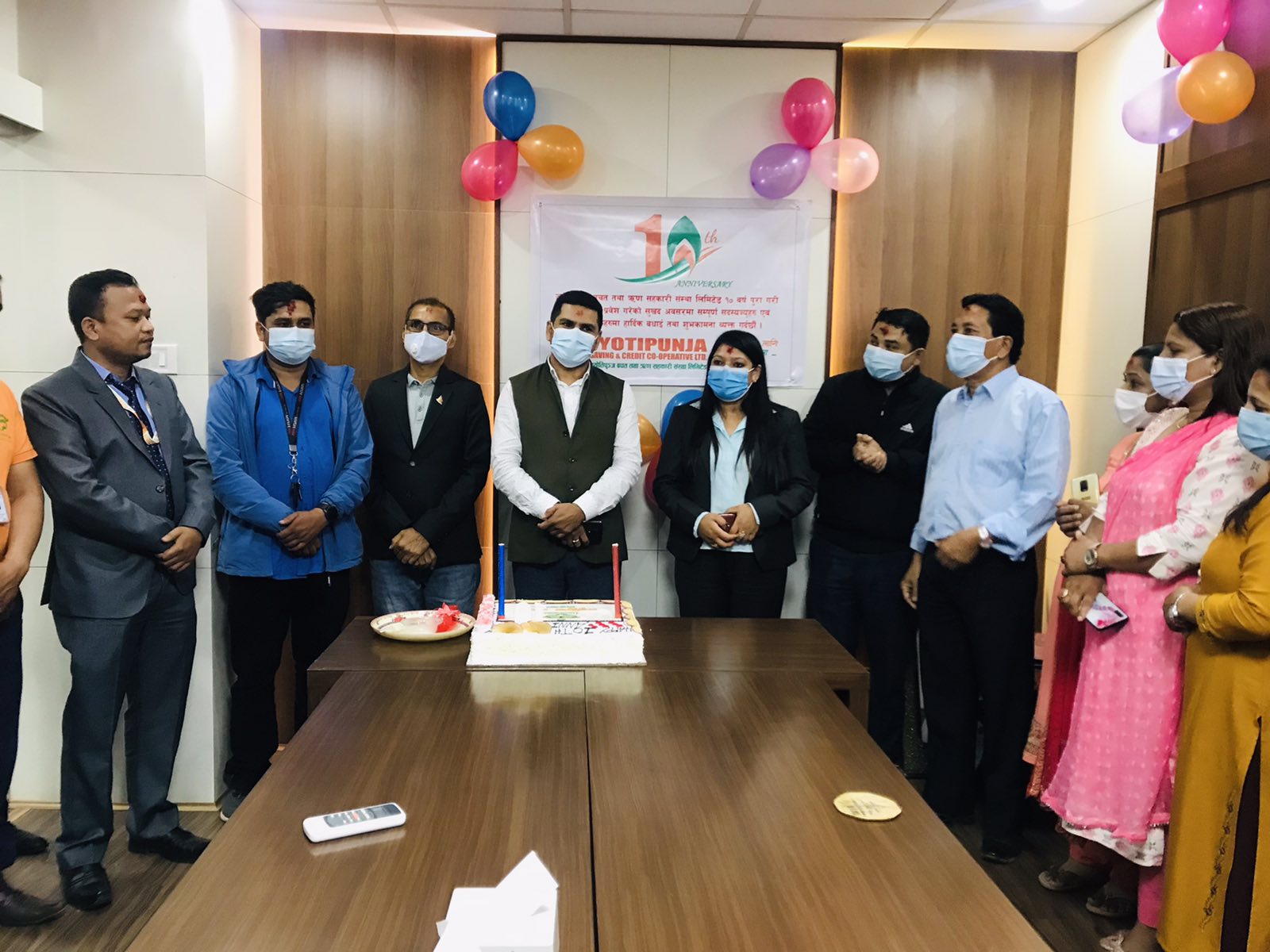 ज्योतिपुञ्ज साकोस ११ औं वर्ष प्रवेश;  तेस्रो सेवा केन्द्र लुभुमा खोल्ने