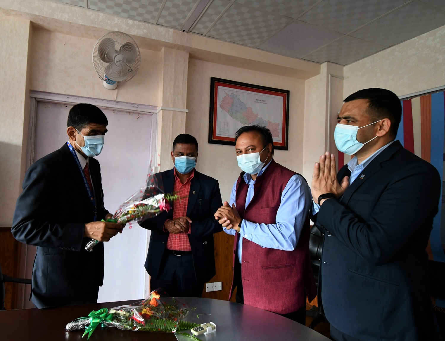 नवनियुक्त सहकारी सचिव पाण्डेलाई नेफ्स्कूनद्वारा बधाई एवम् शुभकामना