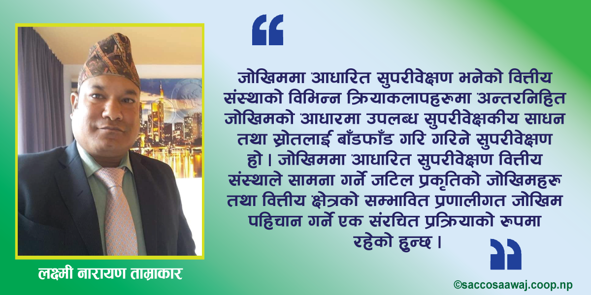 वित्तीय संस्थामा जोखिममा आधारित सुपरीवेक्षण
