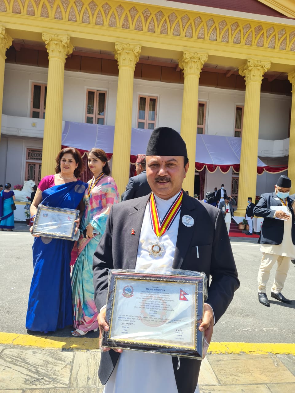 सहकारी अभियन्ता ढकाल जनसेवाश्रीबाट विभूषित