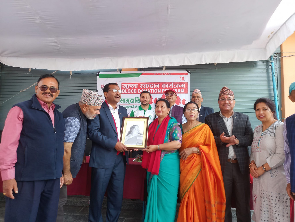 कोन सामुदायिक साकोसद्वारा खुल्ला रक्तदानः १ सय २४ जनाले गरे रक्तदान 