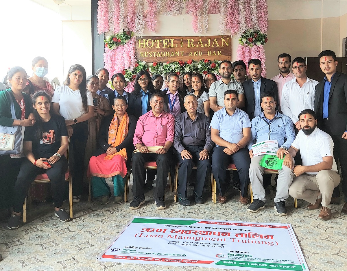 बागलुङ र म्याग्दीमा सञ्चालित साकोसहरुका लागि ऋण व्यवस्थापन तालिम प्रदान