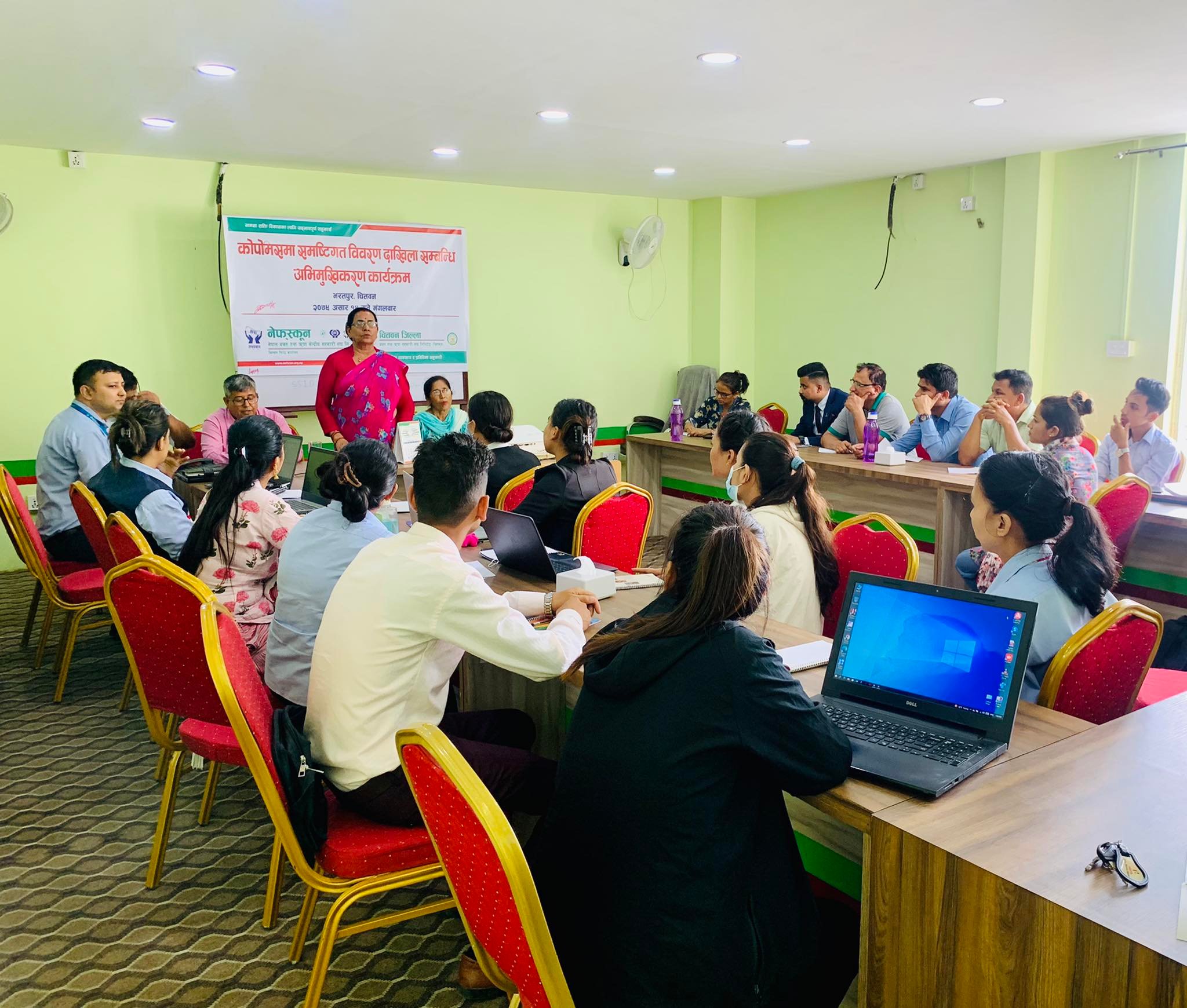 कोपोमिसमा समष्टिगत विवरण दाखिला सम्बन्धी अभिमुखिकरण सम्पन्न