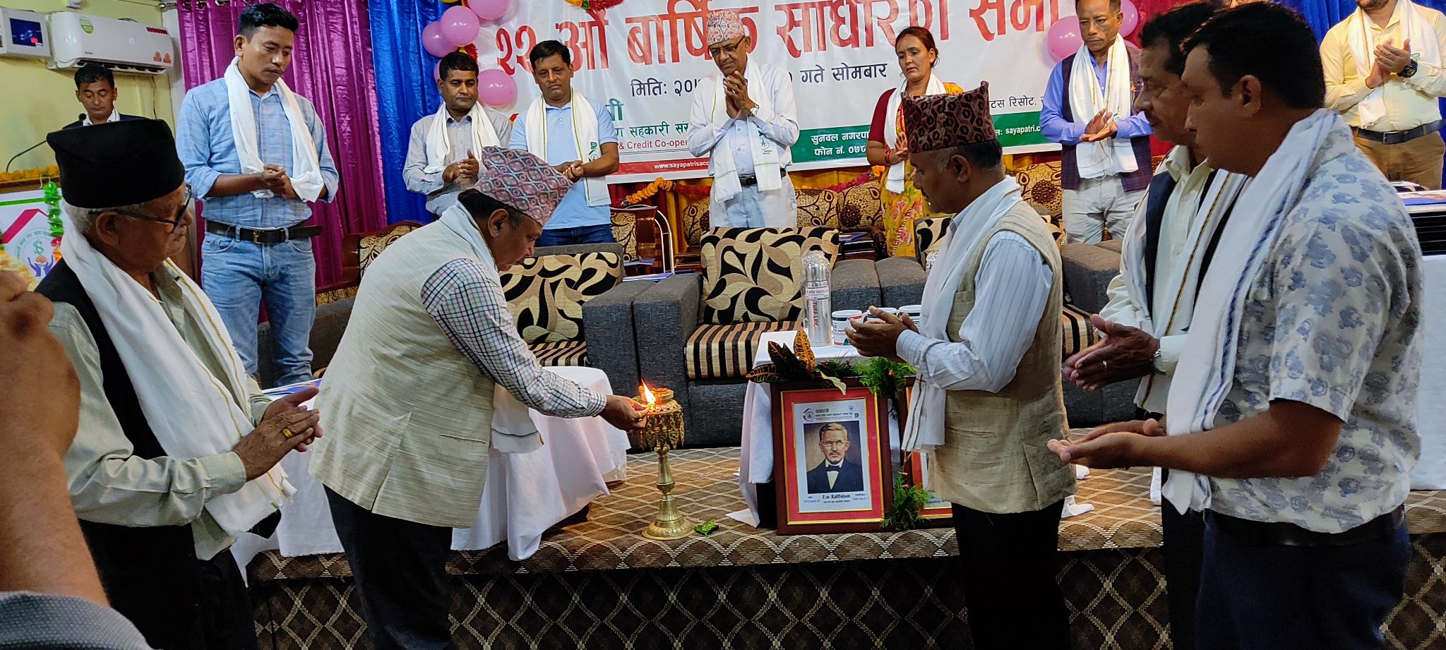 सयपत्री साकोसको २२औं वार्षिक साधारणसभा सम्पन्न, ९ प्रतिशत लाभांश प्रस्ताव पारित