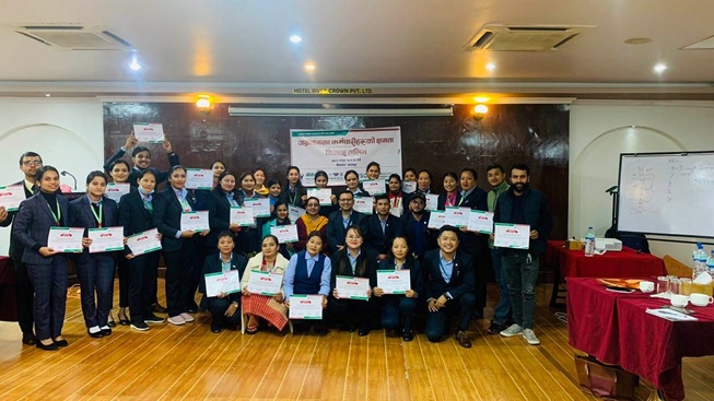 साकोसको अग्रभागमा कार्यरत कर्मचारीहरुको क्षमता विकास तालिम सञ्चालन