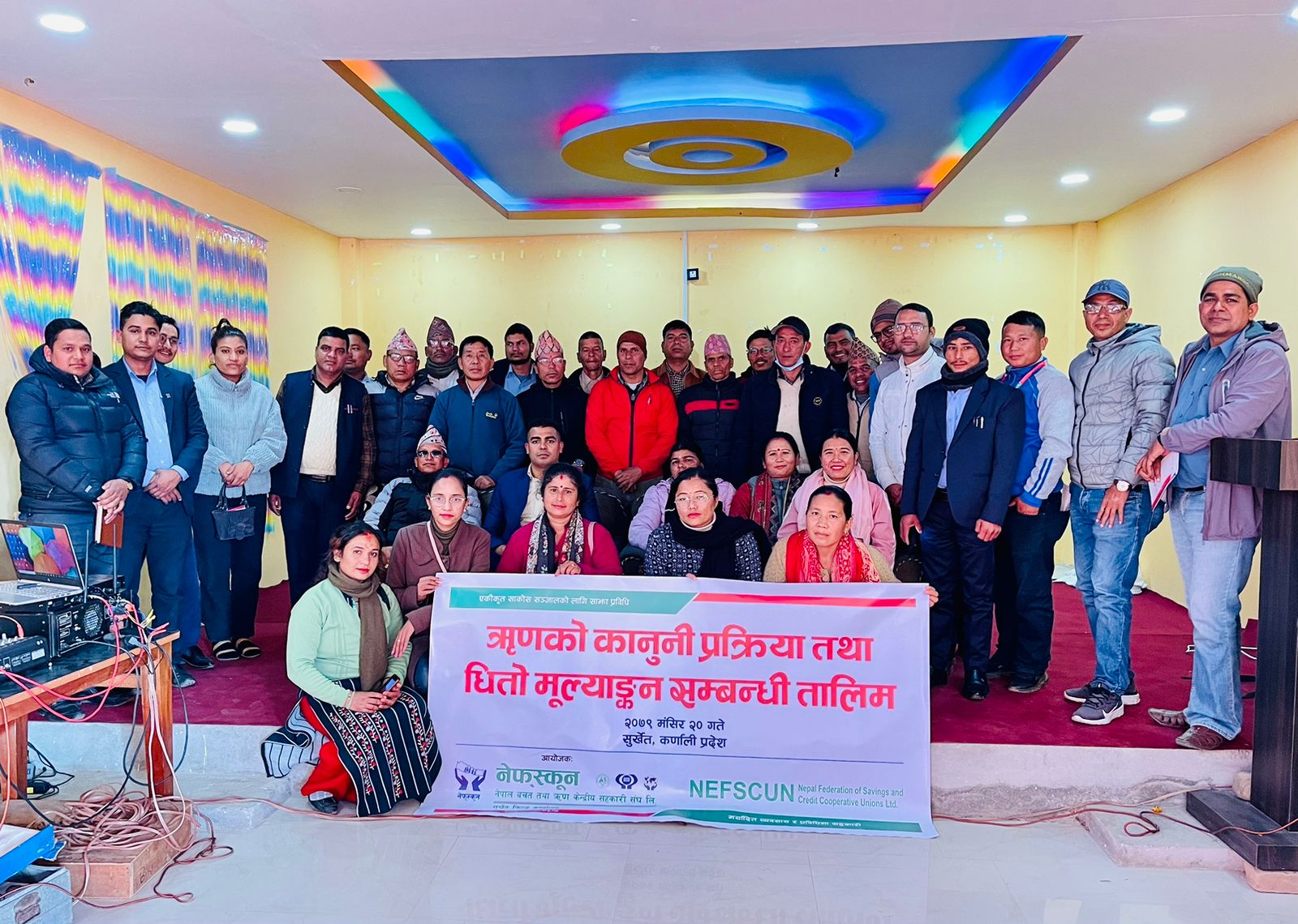 कर्णाली प्रदेशको सुर्खेतमा ऋणको कानुनी प्रक्रिया तथा धितो मूल्यांकन सम्बन्धी तालिम सञ्चालन