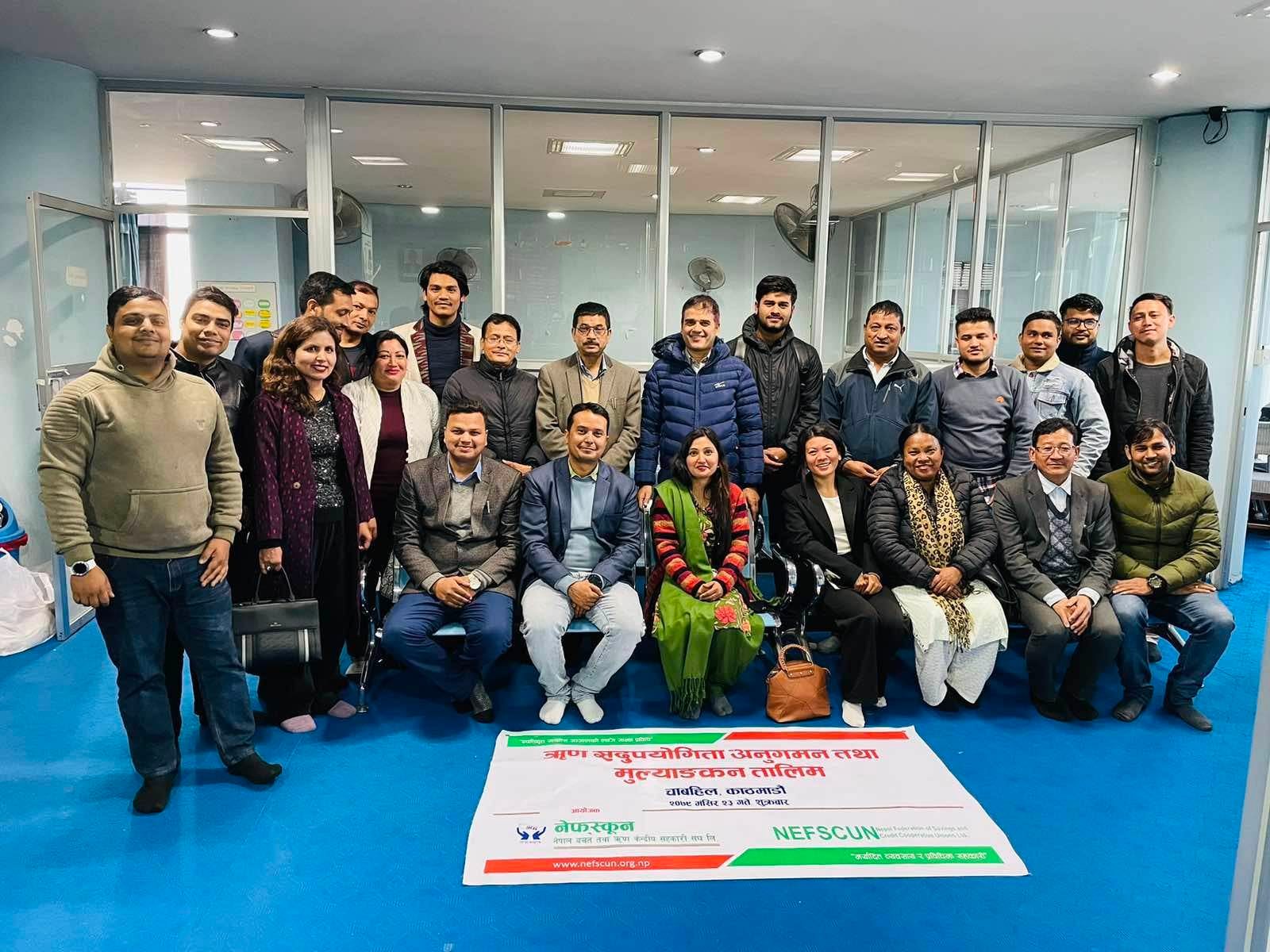 काठमाडौंमा साकोसका लागि ऋण सदुपयोगिता तथा अनुगमन तालिम सञ्चालन