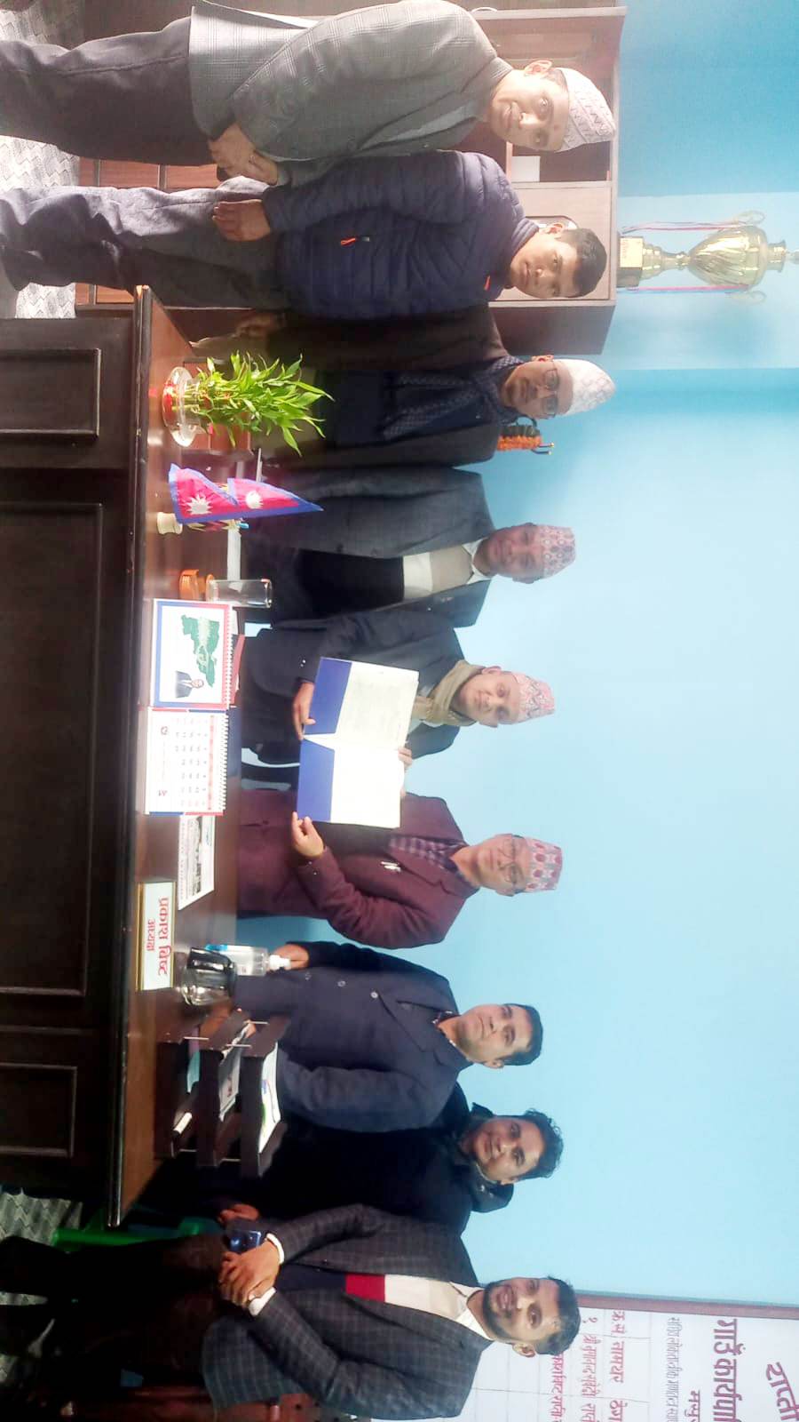 दाङको राप्ती गाउँपालिकासँग आधारशिला कार्यक्रम कार्यान्वयन सम्झौता