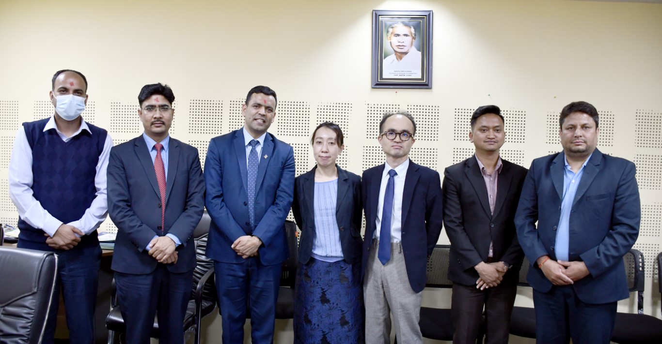 जापान आर्थिक अनुसन्धान संस्थाका प्रतिनिधिद्वयलाई नेफ्स्कूनमा स्वागत