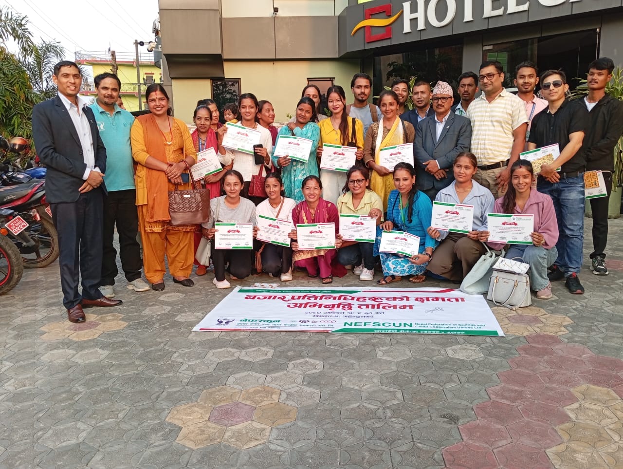 सदस्य सेवा सहायकहरुको क्षमता अभिबृद्धि तालिम सम्पन्न