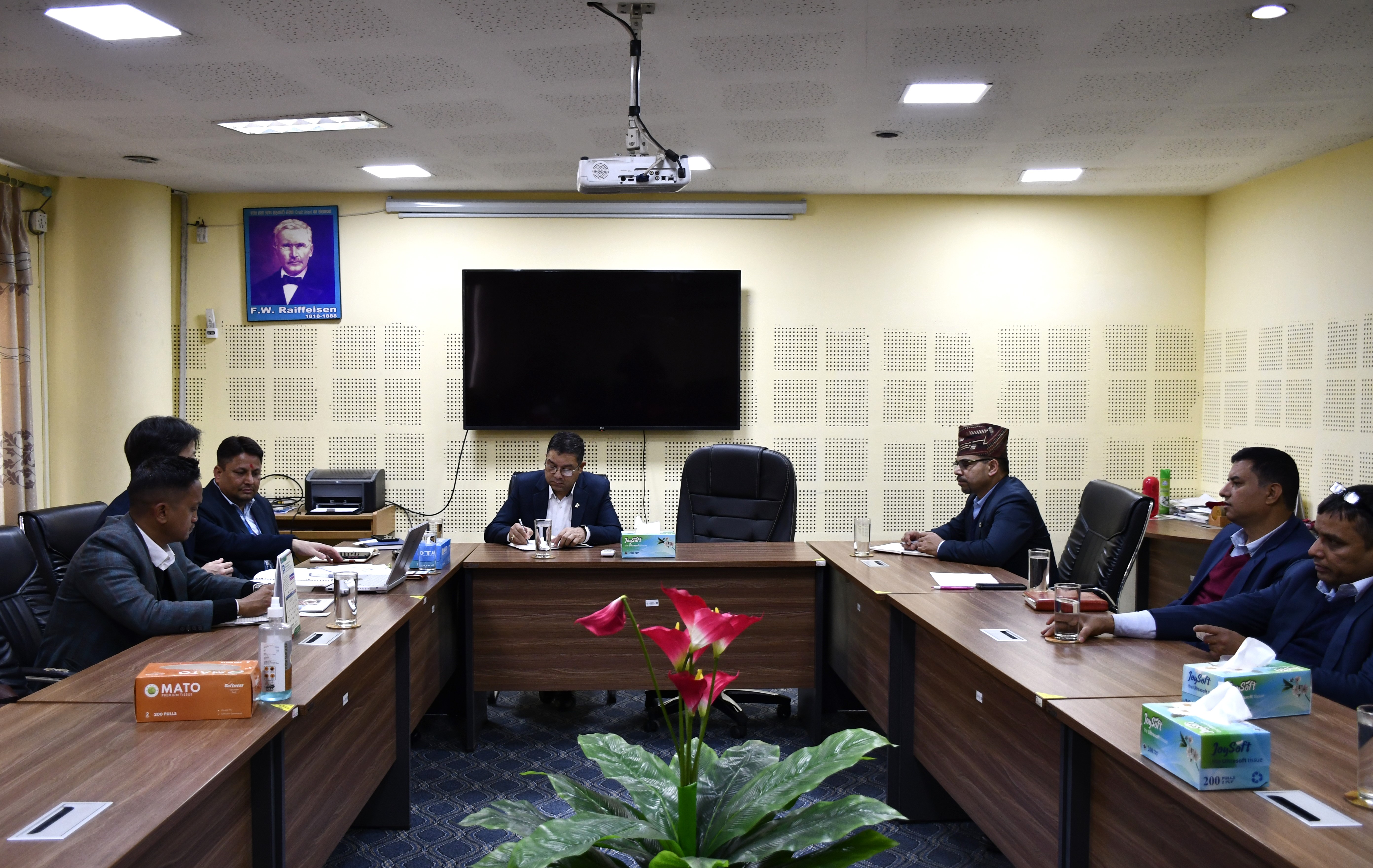 नेफ्स्कून–जाईका प्रतिनिधिबीच भेटवार्ता