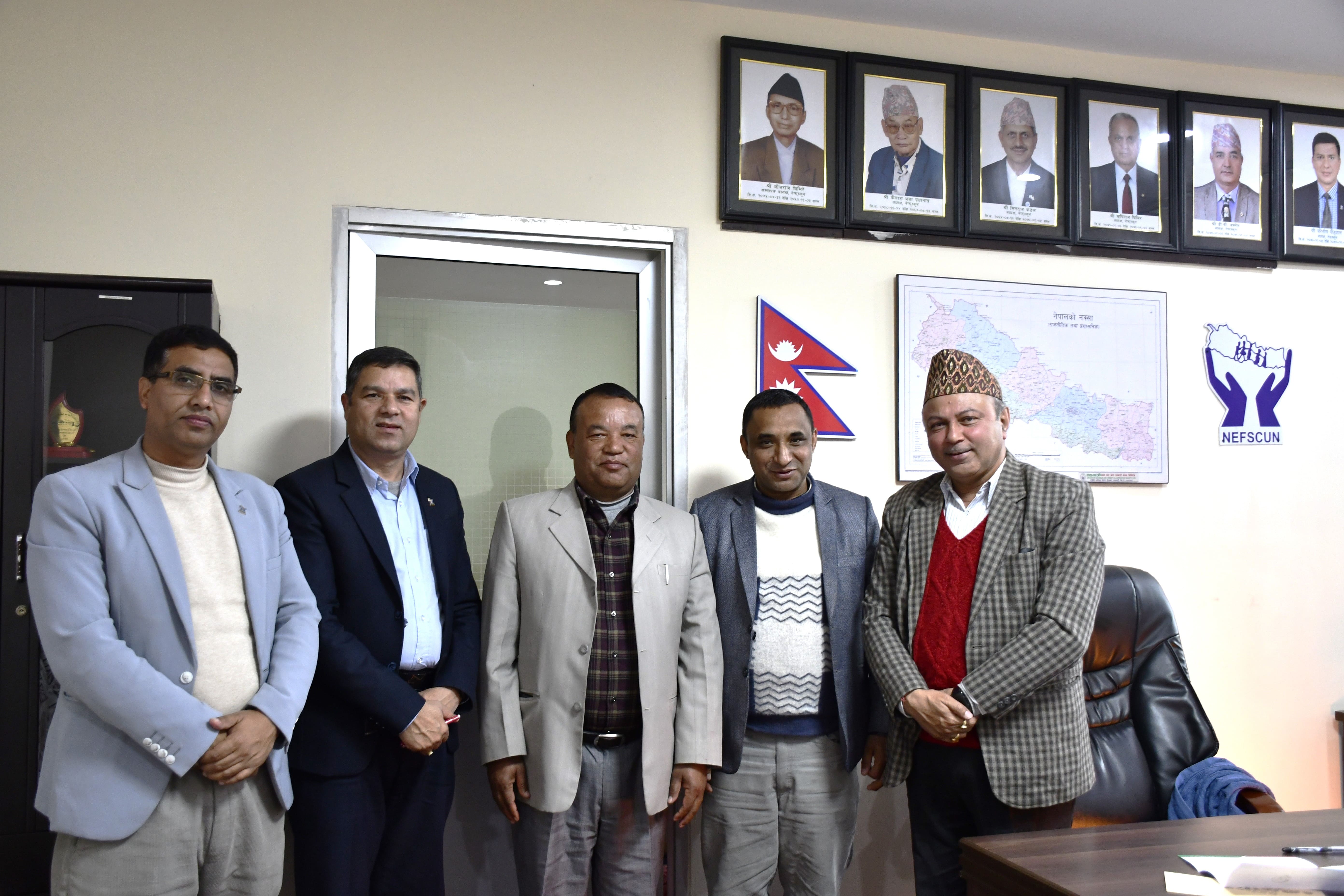 नेफ्स्कून र बागमती प्रोस्कूनबीच सहकार्यका क्षेत्र र मोडालिटीमा छलफल