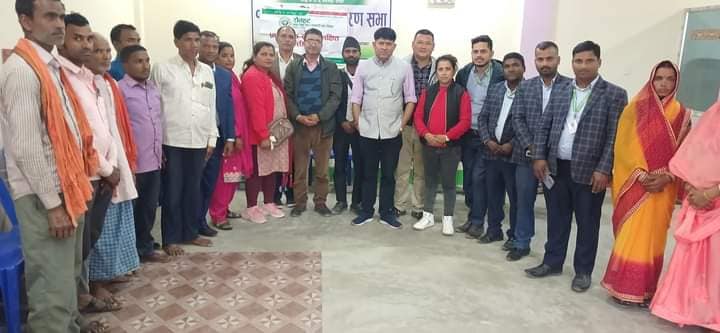 सदस्य संस्था लक्षित घुम्ती बैठक संञ्चालन गर्दै रौतहट बचत संघ