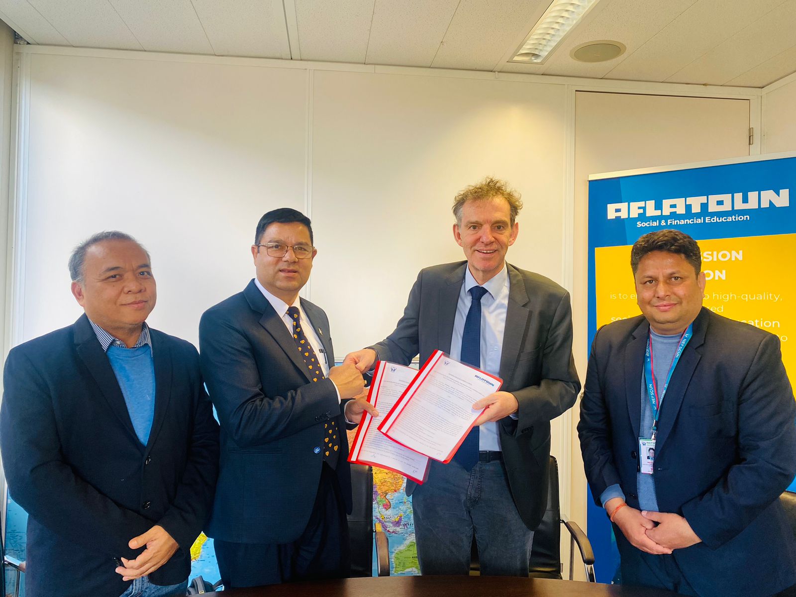 नेफ्स्कून र अफलातून इन्टरनेशनलबीच ५ बर्षीय सम्झौता 