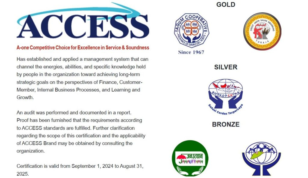 जनउत्थान साकोसले पायो एक्सेस ब्रोञ्ज