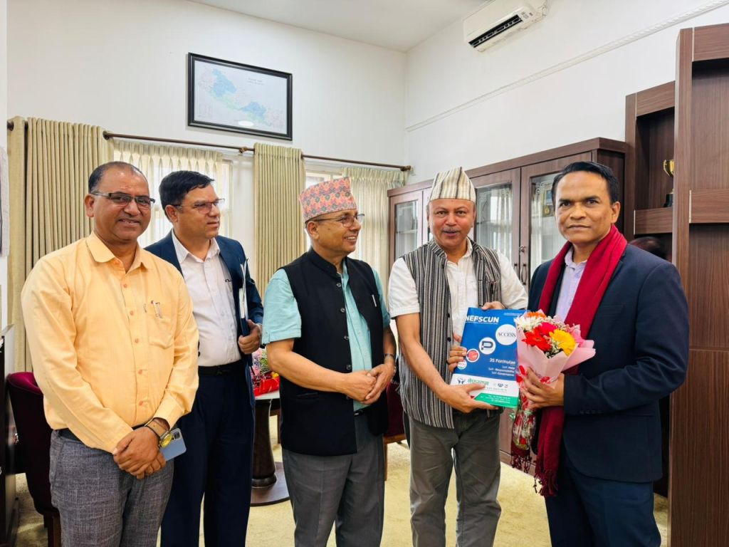 नवनियुक्त गभर्नर डा.पौडेललाई नेफ्स्कूनको तर्फबाट बधाई तथा शुभकामना