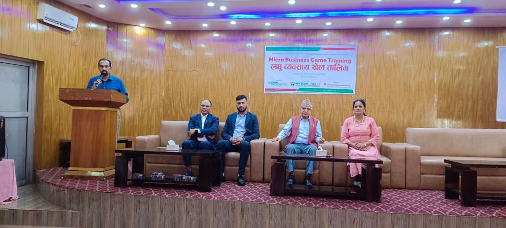 लघु उद्यम खेल तालिम लुम्बिनी प्रदेशमा सुरु, सहकारी महिलाहरूको सहभागिता