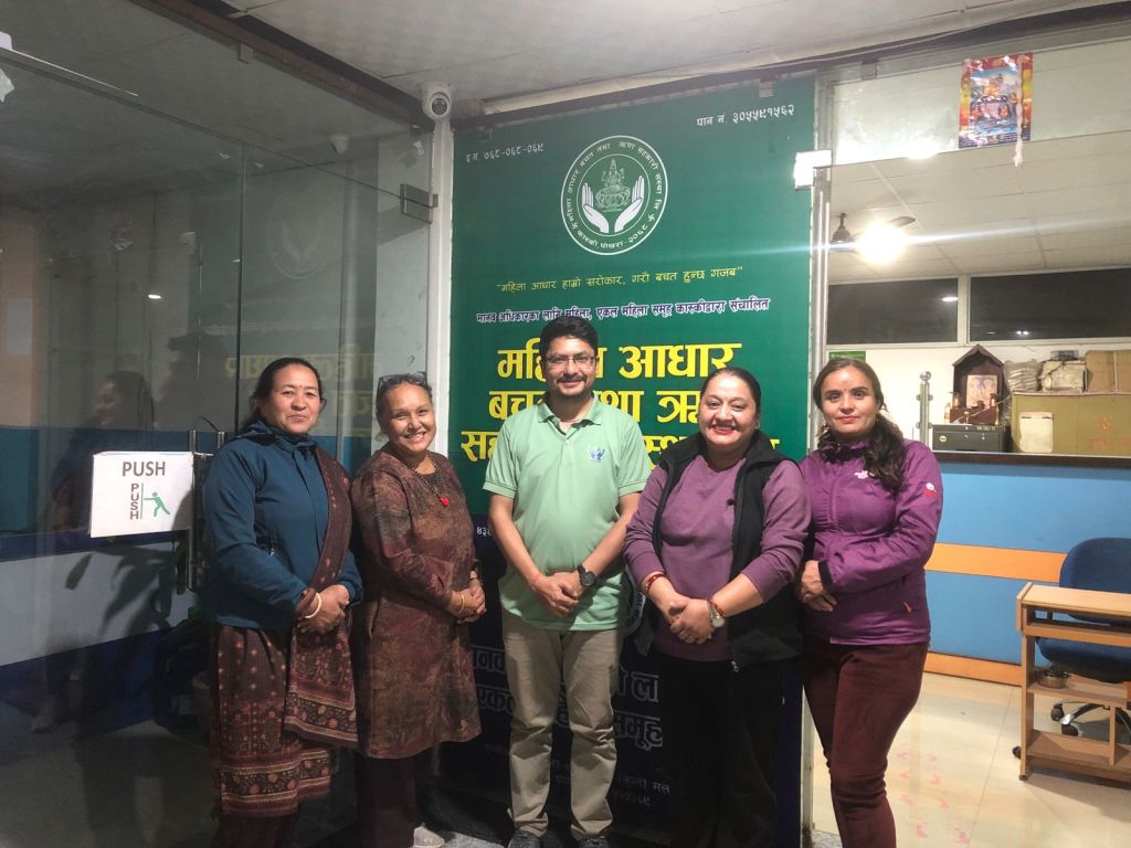 स्क्यान कार्यक्रम अन्तर्गत महिला आधार साकोसको स्थलगत सुपरिवेक्षण