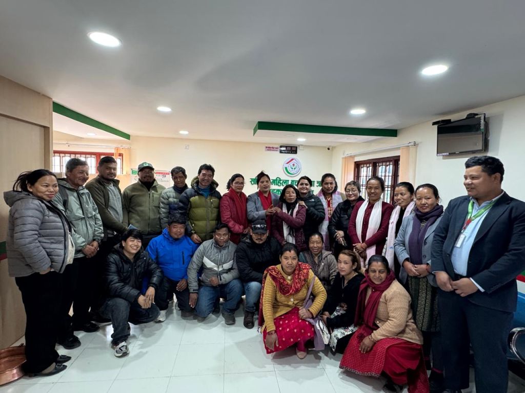 सक्रिय महिला साकोस फाखेलद्वारा सम्भाव्य उद्यम/उद्यमी छनोट तथा प्रशिक्षण कार्यक्रम सम्पन्न