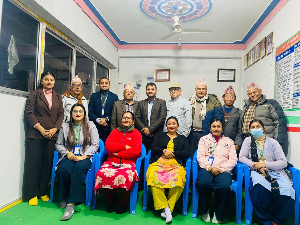 नेफ्स्कूनद्वारा जनकल्याण साकोसको स्थलगत सुपरिवेक्षण सम्पन्न