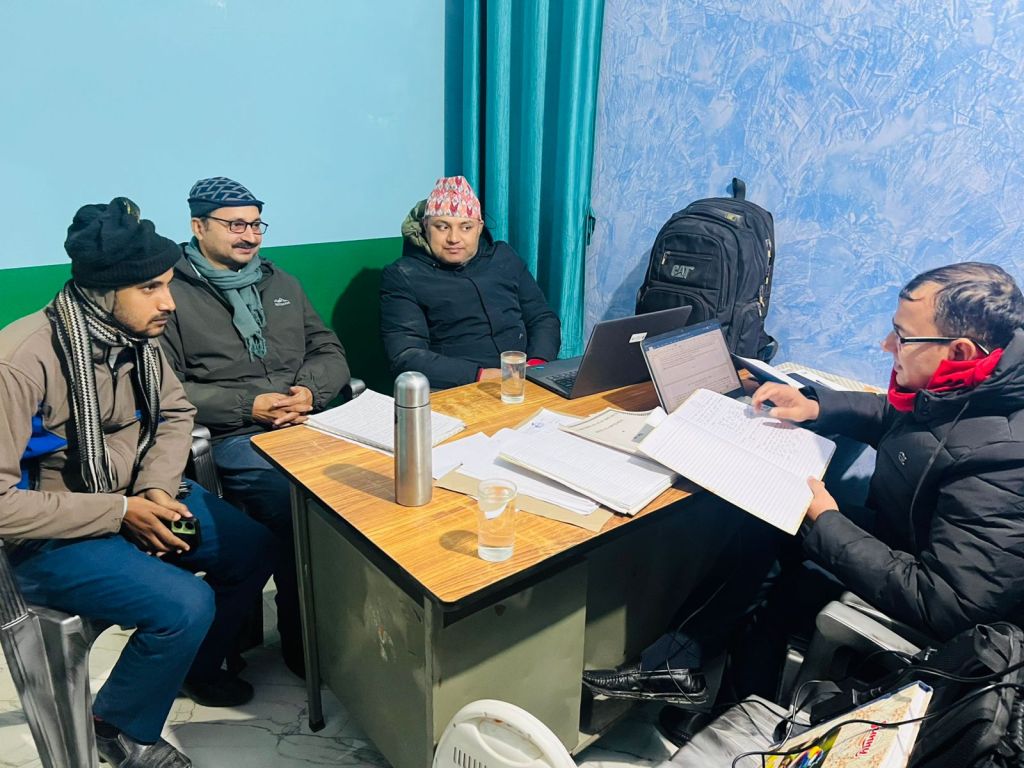 घर आँगन नियमित साकोस महोत्तरीमा नेफ्स्कूनद्वारा स्थलगत सुपरिवेक्षण सम्पन्न