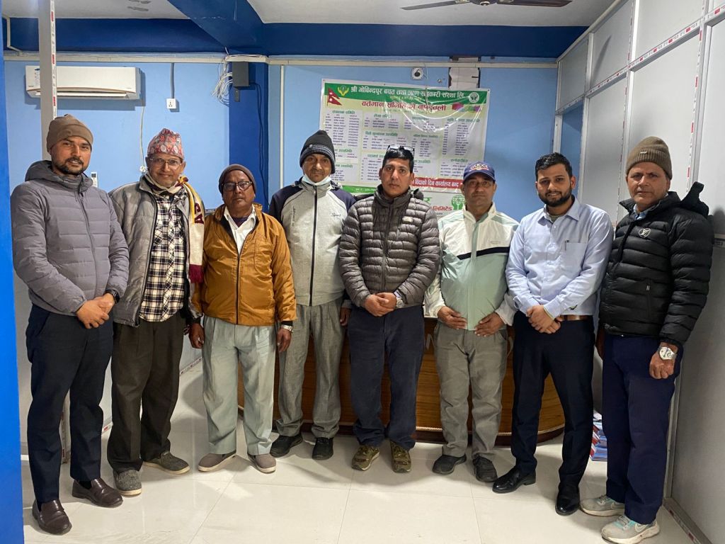 नेफ्स्कूनद्वारा गोबिन्दपुर साकोसको स्थलगत सुपरिवेक्षण सम्पन्न