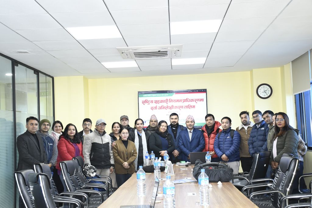 नेफ्स्कूनद्वारा राष्ट्रिय सहकारी नियमन प्राधिकरणमा दर्ता अभिलेखीकरणसम्बन्धी एकदिने अभिमुखीकरण तालिम सम्पन्न