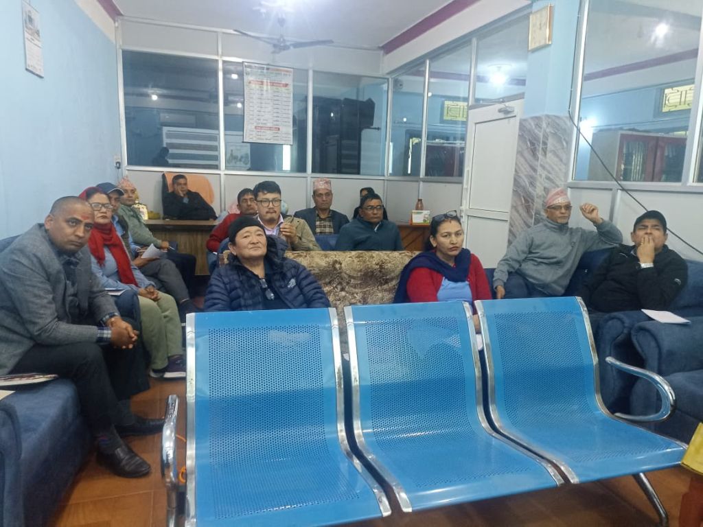 झापामा व्यवसाय प्रबर्धन  बैठक सम्पन्न