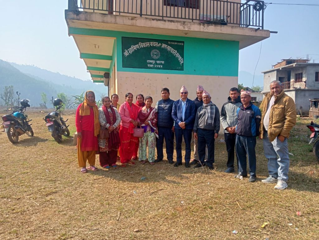 पाल्पाको ग्रामिण विकास साकोस नेफ्स्कूनमा सदस्यता आवेदन सँगै स्क्यान कार्यक्रमको सम्झौता 