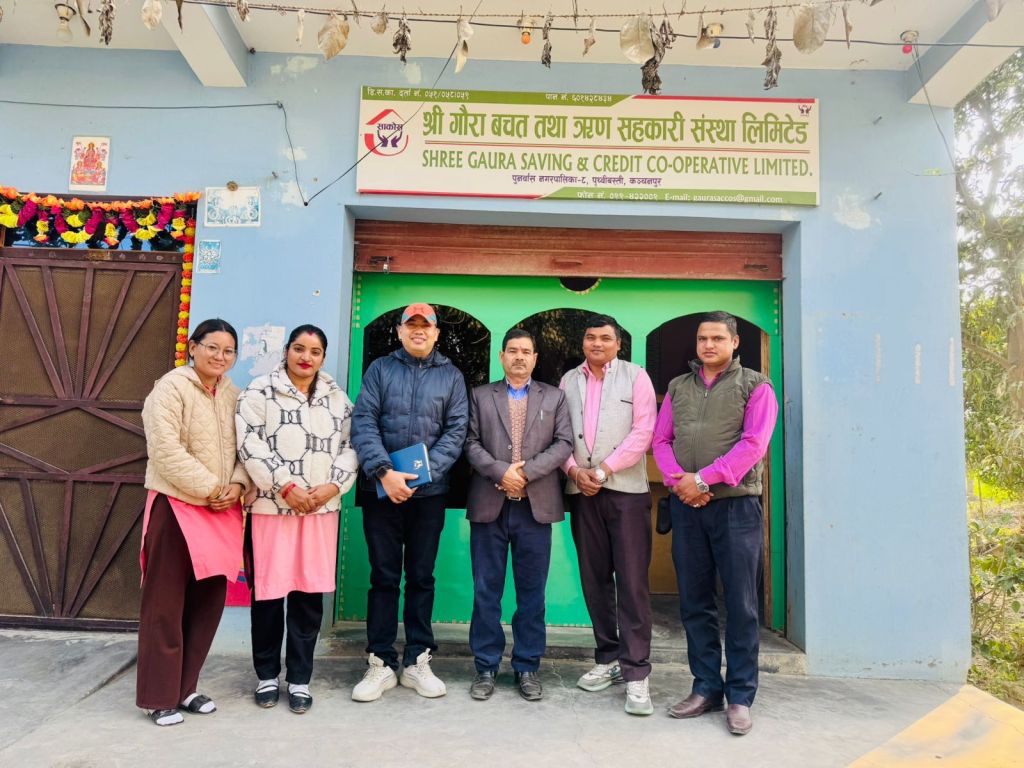 कञ्चनपुरको पृथ्वीबस्ती स्थित गौरा साकोसमा नेफ्स्कूनद्धारा स्थलगत सुपरिवेक्षण सम्पन्न