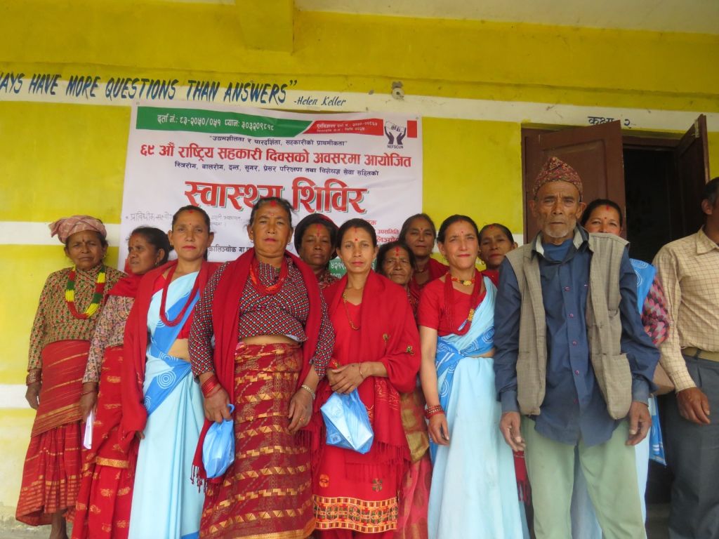 मिलिजुली कालिञ्चोक साकोसको आयोजनामा स्वास्थ्य शिविर