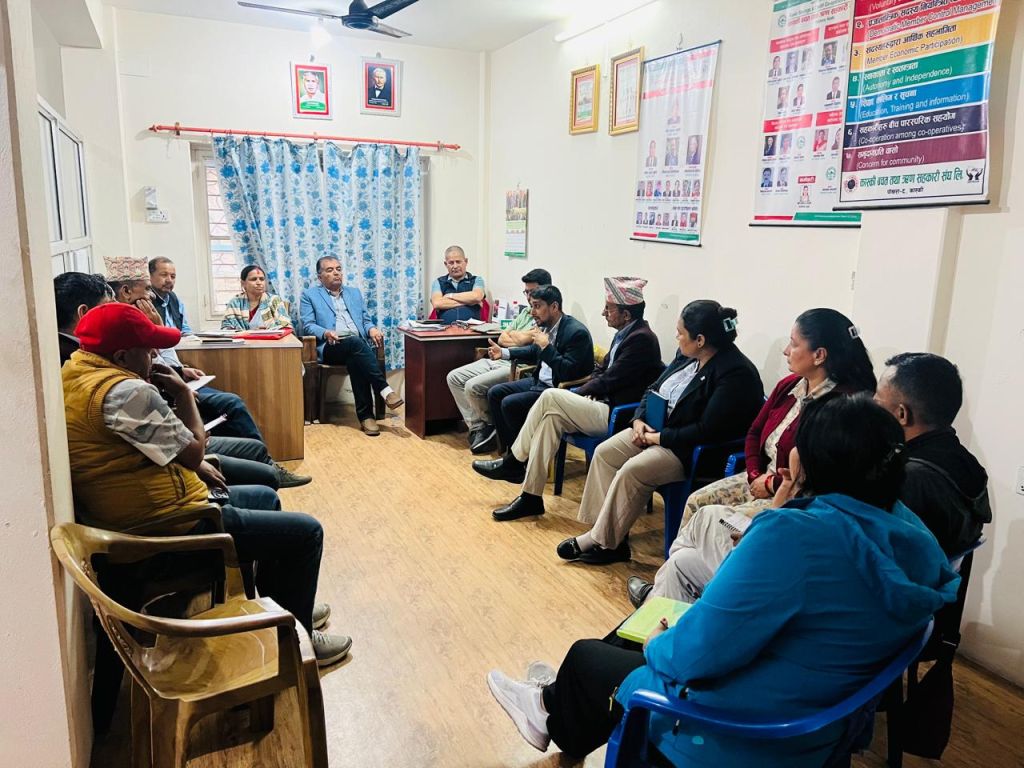 नेफ्स्कून र कास्की संघद्धारा सञ्जाल साझेदारी कार्यक्रम , सहकारी सुदृढीकरणमा जोड