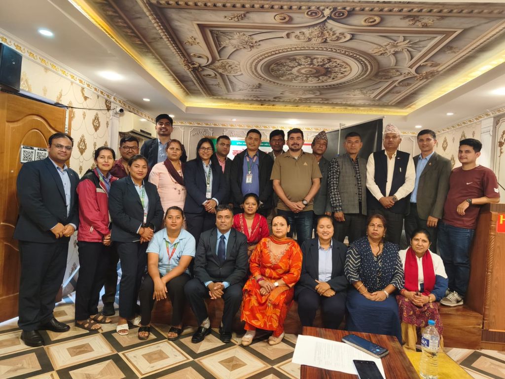 नेफ्स्कूनद्वारा धादिङमा “साकोस जोखिम व्यवस्थापन ३६०” कार्यशाला सम्पन्न