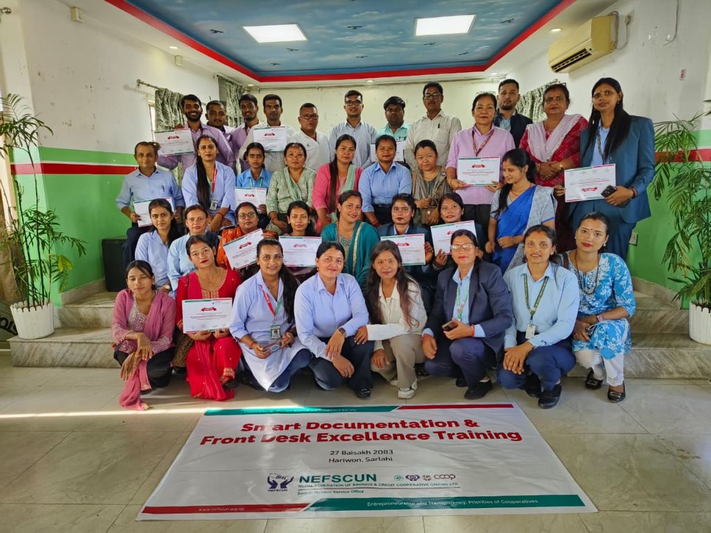 Smart Documentation & front desk excellence तालिम सम्पन्न