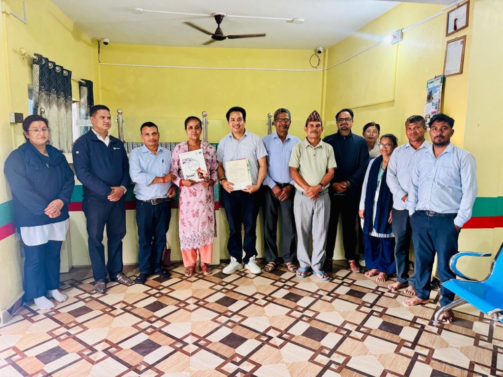 मोहना लालझाडी क्षेत्र साकोस स्क्यान कार्यक्रममा आबद्ध साथै स्थलगत सुपरिवेक्षण 