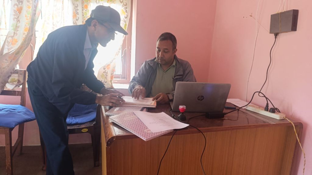 स्क्यान कार्यक्रम सम्झौता साथै स्थलगत सुपरीवेक्षण झुले मिलन साकोसमा 