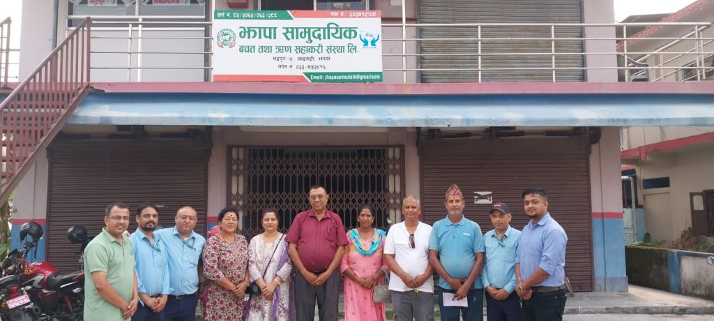 झापा सामुदायिक साकोसको स्थलगत सुपरिवेक्षण