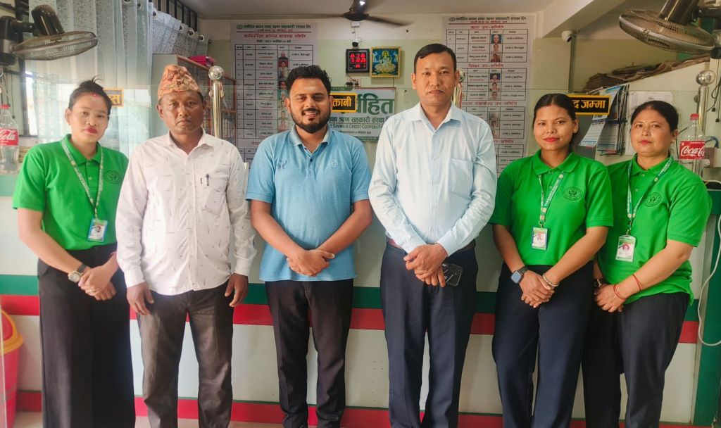 सर्वहित साकोस दाङमा नेफ्स्कूनको स्थलगत सुपरिवेक्षण