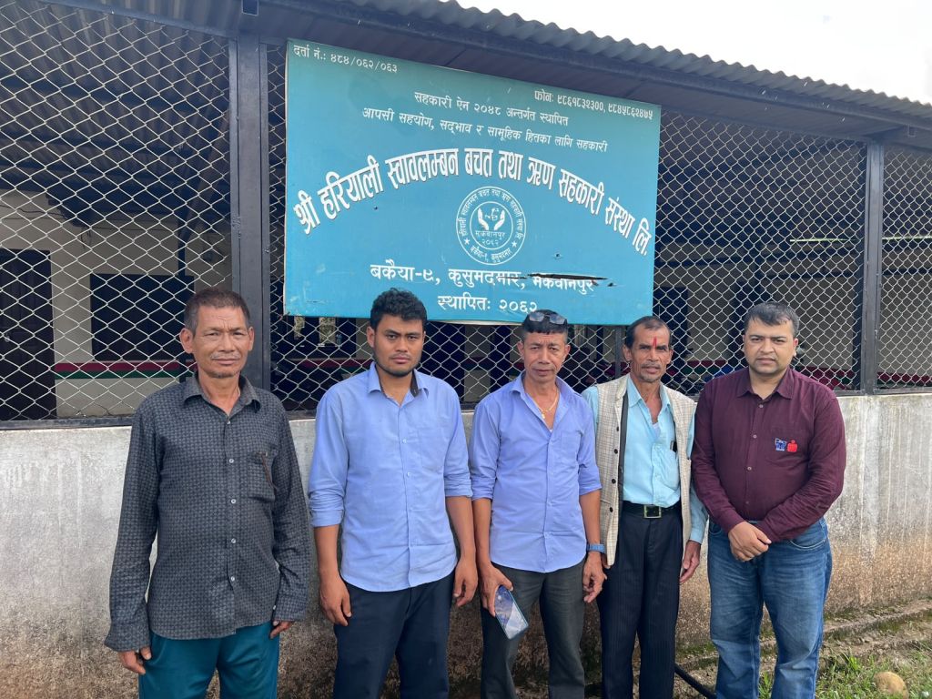 नेफ्स्कूनद्वारा श्री हरियाली स्वावलम्बन साकोसको स्थलगत सुपरिवेक्षण