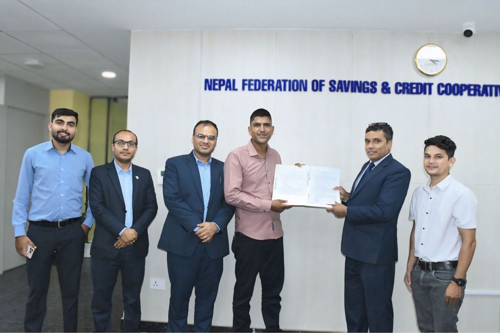 नेफ्स्कूनको स्क्यान कार्यक्रम कार्यान्वयनका लागि नेफ्स्कून र संगम आयआर्जन साकोसबीच सम्झौता 