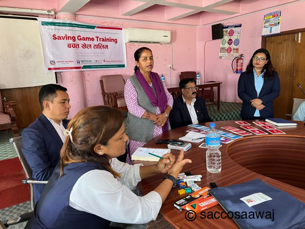 सिन्धुलीमा सहकारी सदस्यहरुका लागि बचत खेल तालिम सञ्चालन